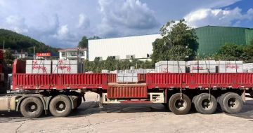 焦作 芝麻灰花岗岩地铺石出货日常