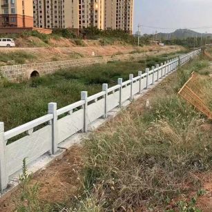 焦作 白麻河道栏杆效果展示图