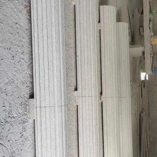 焦作 花岗岩厂家带你看白麻花岗岩门楼大柱柱皮