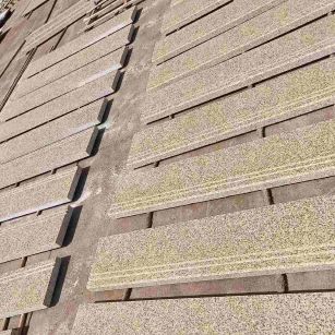 焦作 黄金麻花岗岩光面楼梯踏步