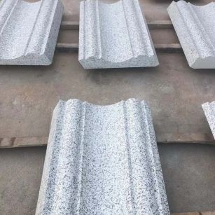 焦作 白麻花岗岩光面别墅线条