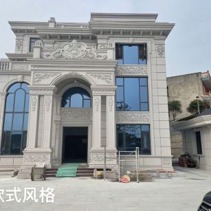 焦作 白麻花岗岩别墅外墙干挂