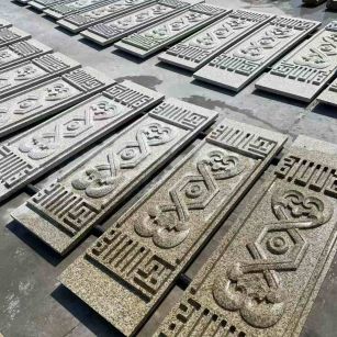 焦作 黄金麻花岗岩外墙雕刻板