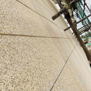 焦作 黄金麻花岗岩荔枝面外墙干挂石材效果示例