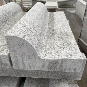 焦作 白麻花岗岩S型路沿石，路侧石，马路牙子等