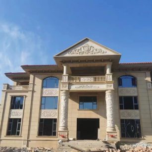 焦作 黄金麻花岗岩别墅外墙干挂