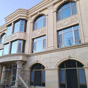 焦作 黄金麻花岗岩别墅外墙干挂