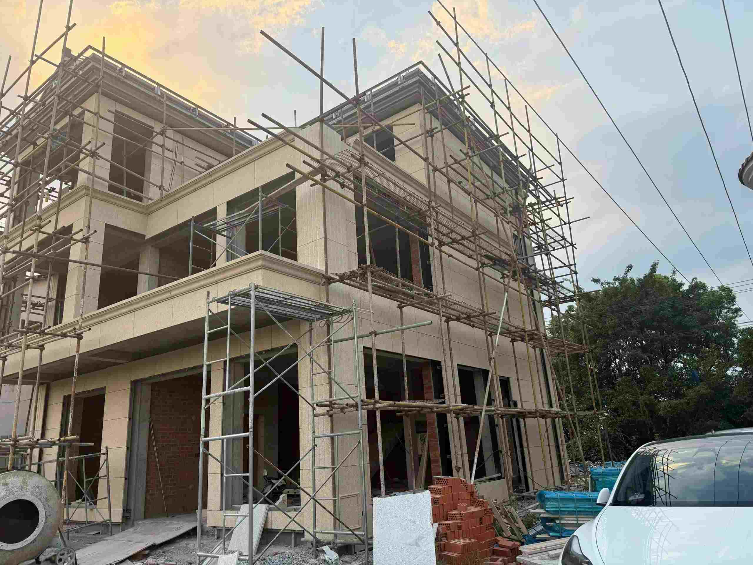 焦作 黄金麻荔枝面花岗岩外墙干挂