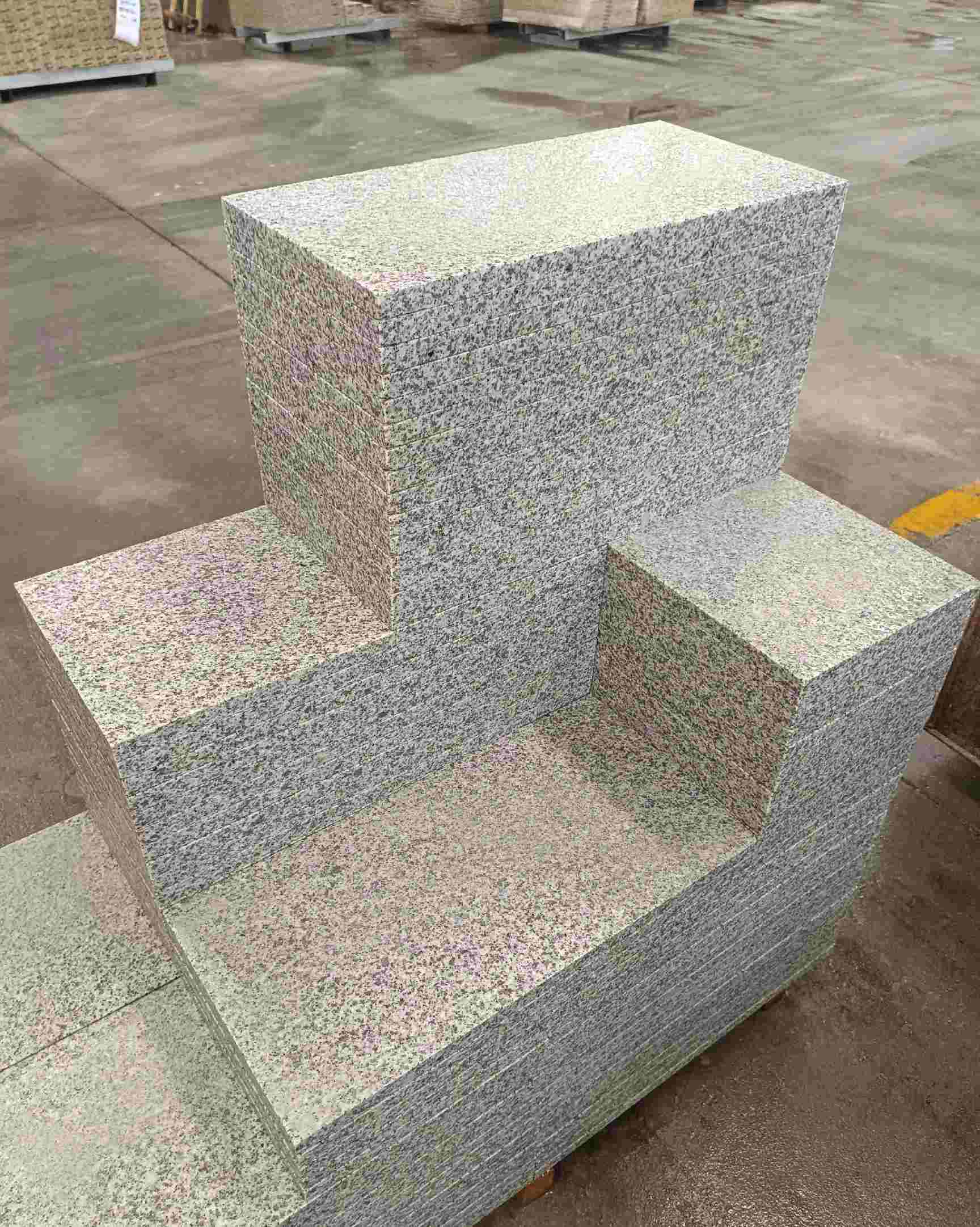 焦作 白麻花岗岩荔枝面地铺石