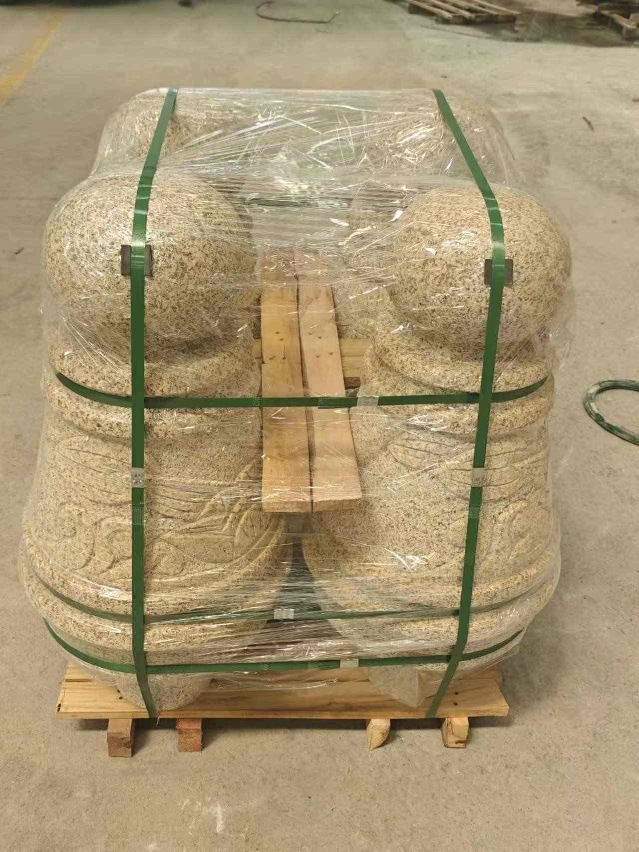 焦作 黄金麻异形定制雕花——棒棒糖挡车柱