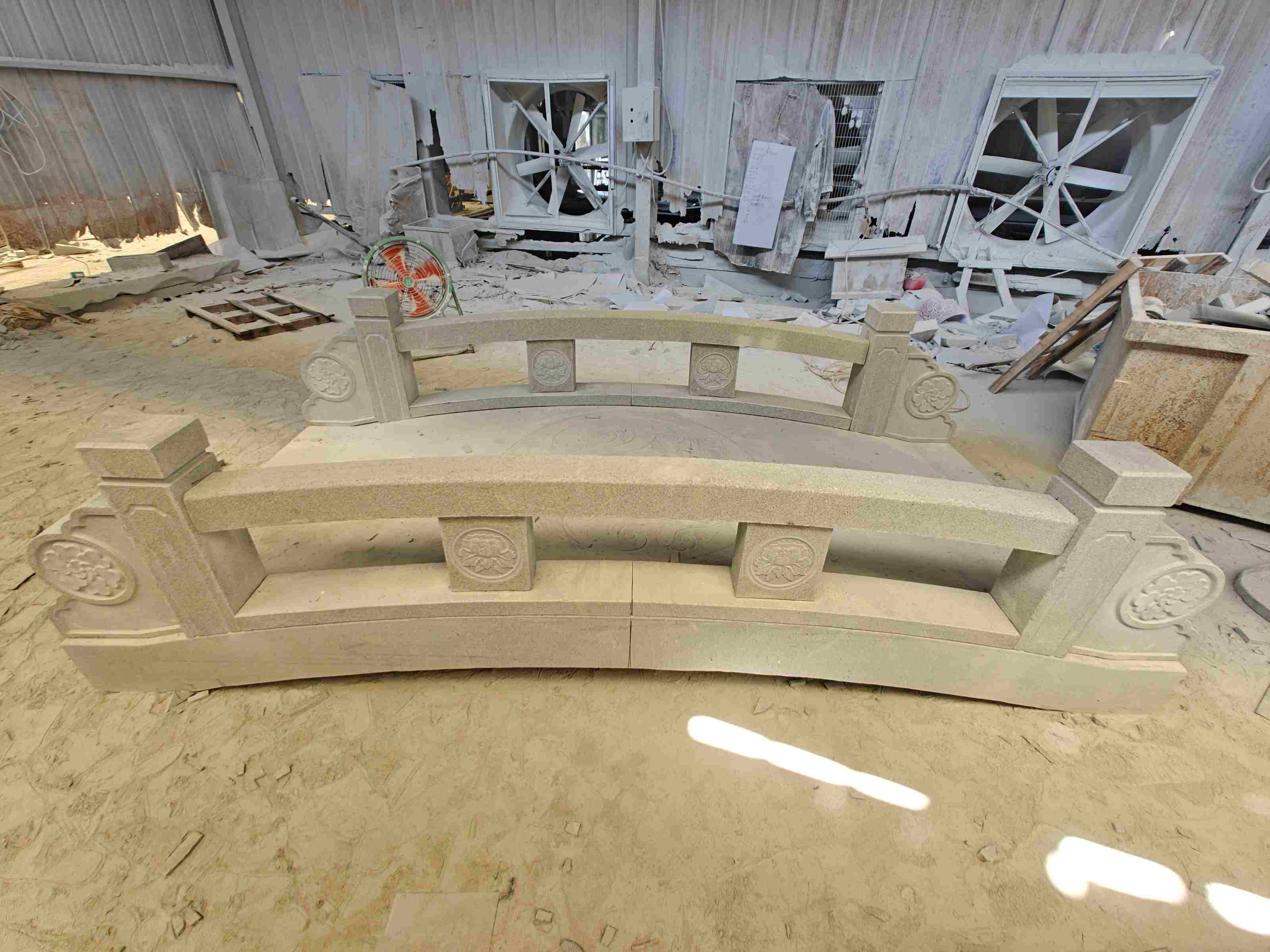 焦作 芝麻灰花岗岩异形加工-拱桥，石桥