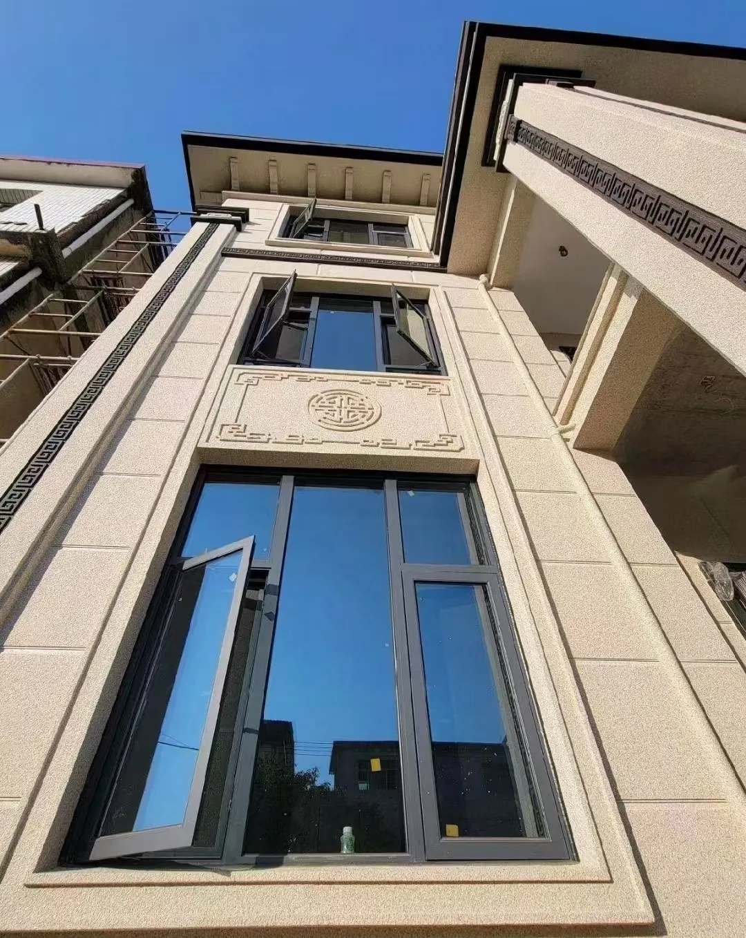 焦作 黄金麻荔枝面别墅外墙干挂效果展示