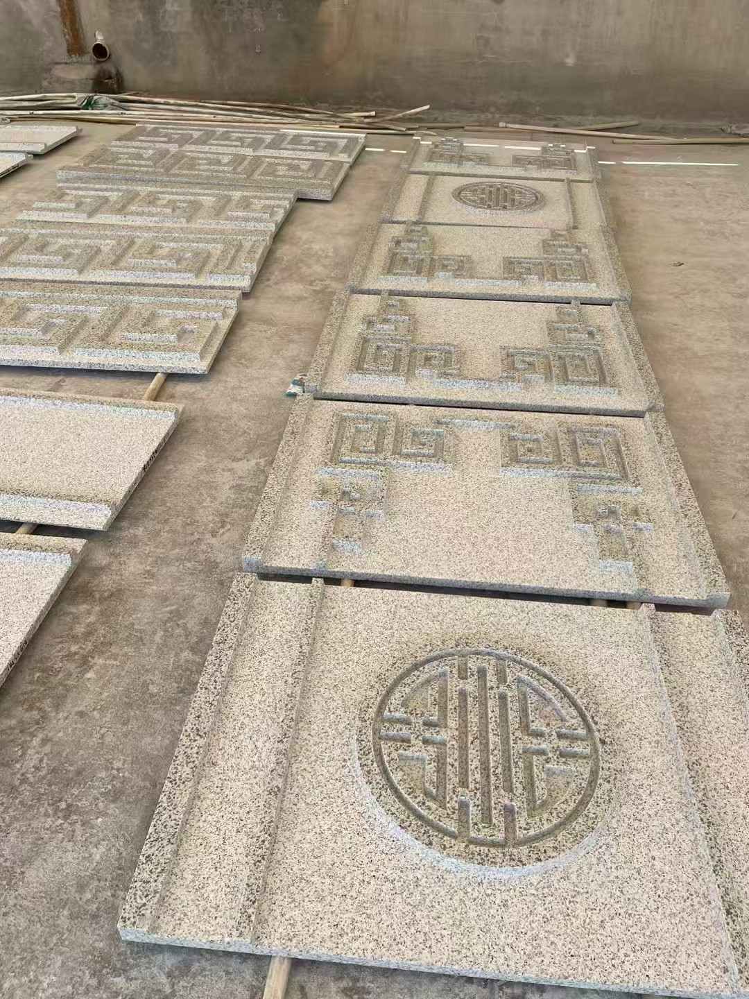 焦作 白麻花岗岩外墙立面雕刻板