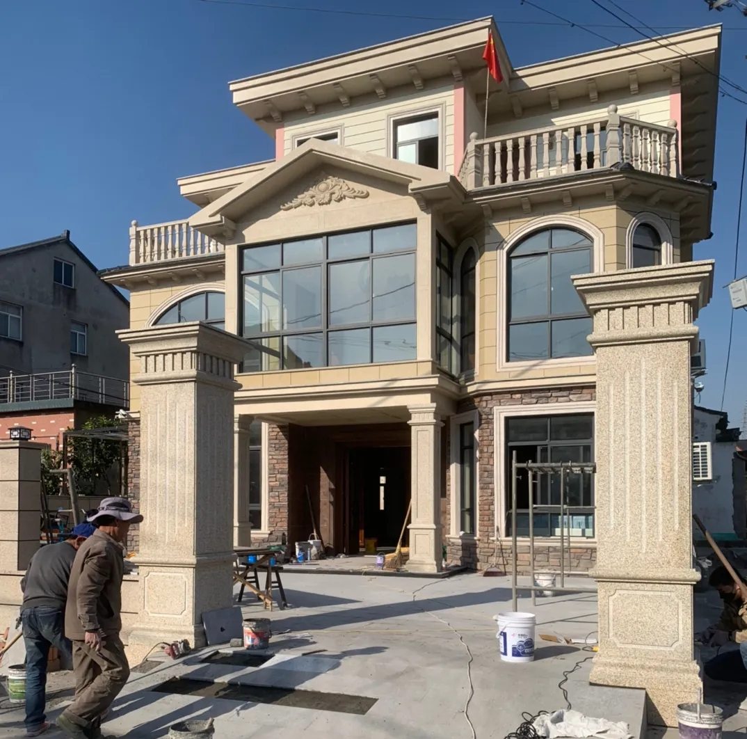 焦作 黄金麻花岗岩荔枝面别墅外墙干挂私家专属