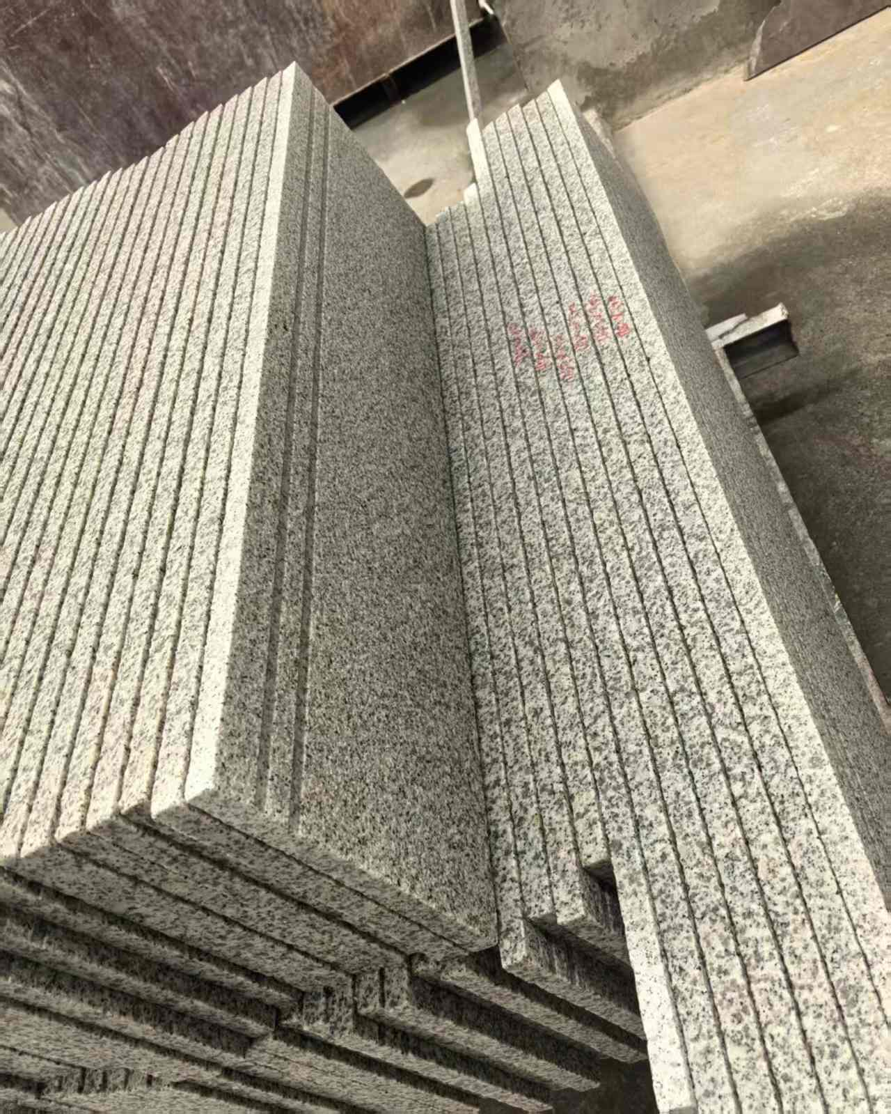 焦作 白麻荔枝面花岗岩楼梯踏步